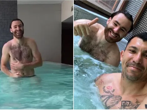 Medel apapacha a Brereton y lo pasan chancho en la piscina