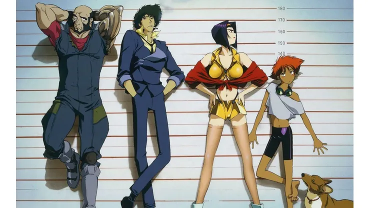 Una imagen promocional de la Cowboy Bebop original de 1998.