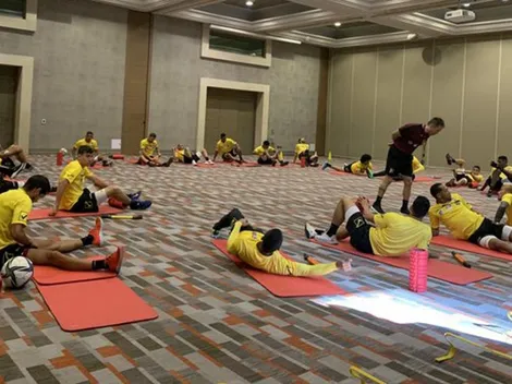La Vinotinto entrena en el hotel y la ANFP explica qué pasó