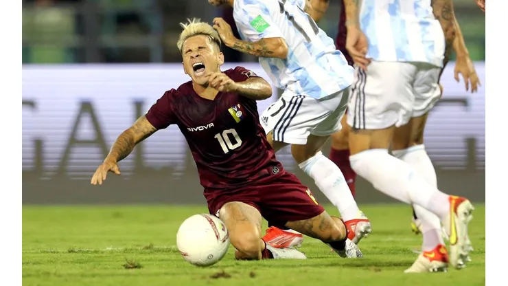 Yeferson Soteldo fue dado de baja de la selección de Venezuela antes del duelo ante Chile el jueves por Eliminatorias para Qatar 2022