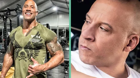Dwayne Johnson y Vin Diesel.