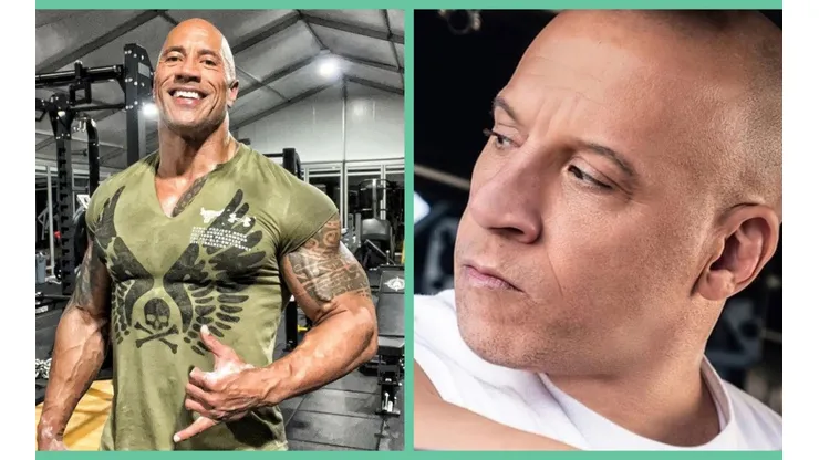 Dwayne Johnson y Vin Diesel.