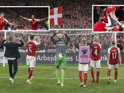 Dinamarca clasifica a Qatar con pleno de victorias y sin recibir goles