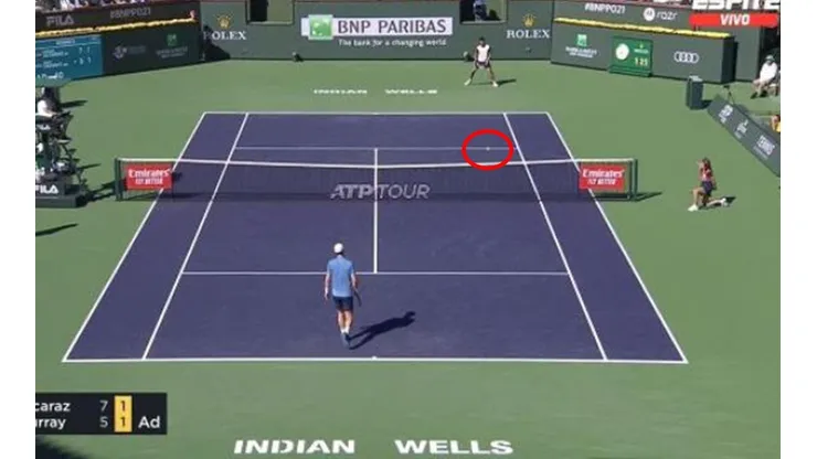 Murray sorprendió a Alcaraz en Indian Wells