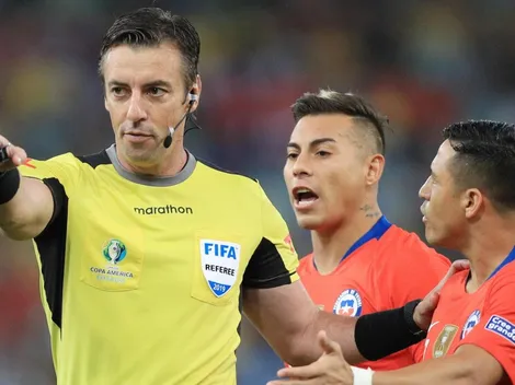 Javier Castrilli ya le puso roja al juez de Chile vs. Venezuela