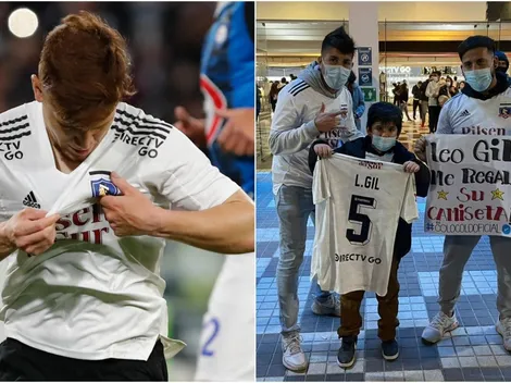 Leo Gil emociona a un niño que le hizo lindo dibujo