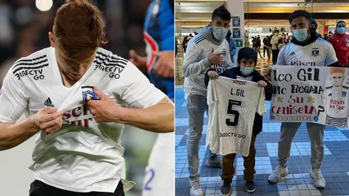 Leonardo Gil le dio la 5 goleadora de Colo Colo al pequeño Lucas.