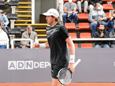 Nico Jarry pega fuerte en el Challenger de Santiago