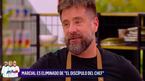 Marcial Tagle despidiéndose de sus compañeros en el último episodio de El Discípulo del Chef.