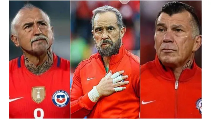 La aplicación Faceapp permite exagerar con la veteranía que se les exigirá a Vidal, Bravo y Medel. Los héroes también saben cuándo retirarse