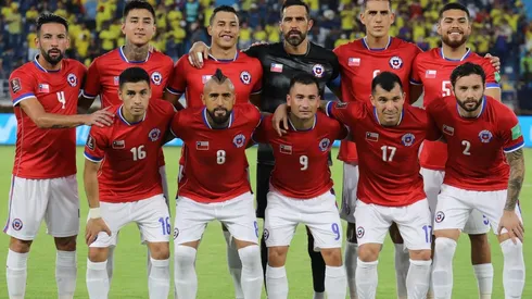 La formación de Chile en el duelo pasado ante Colombia. Marcelino Núñez es la sorpresa hoy contra Perú.