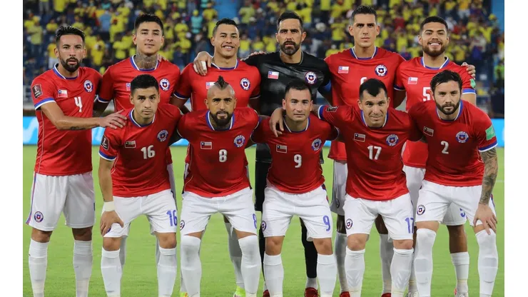 La formación de Chile en el duelo pasado ante Colombia. Marcelino Núñez es la sorpresa hoy contra Perú.
