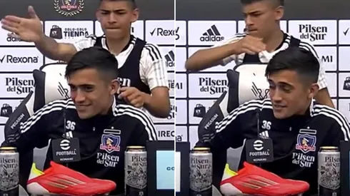 Los jóvenes talentos albos sacaron risas este jueves en rueda de prensa.