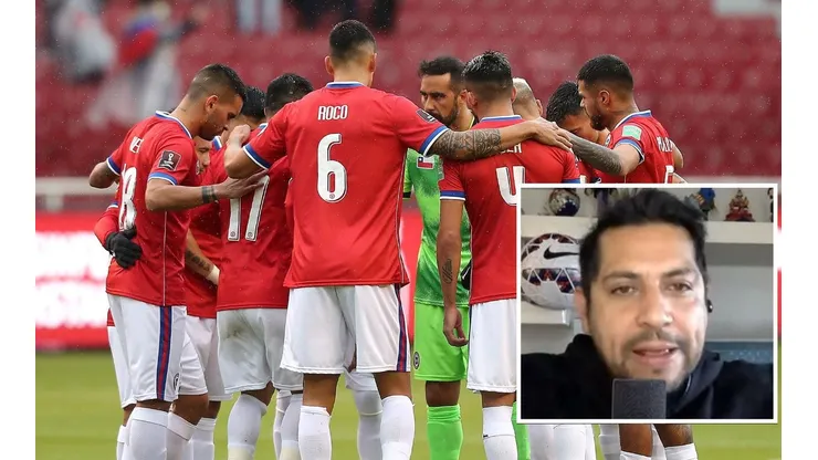 Rodrigo Herrera arengó a los jugadores de la selección chilena