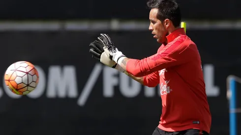 Los verdiblancos le desearon éxito al portero en la antesala de la triple fecha de Eliminatorias.