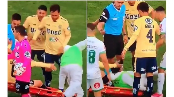 El porrazo de Kevin Medel llegó hasta los medios británicos.