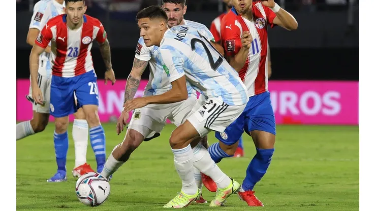 Un partido muy friccionado ofrecieron Argentina y Paraguay en el estadio de los Defensores del Chaco