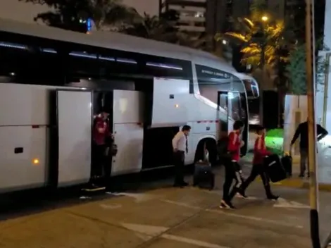 Revive la llegada de la Roja a su hotel en Lima