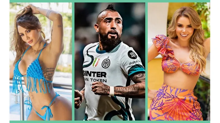 Sonia Isaza, Arturo Vidal y Daniella Durán.