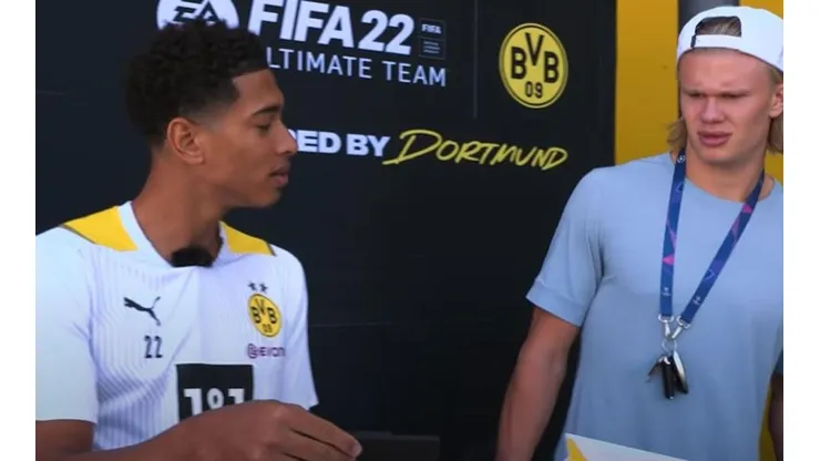 Haaland no estaba contento con su valoración en FIFA 22