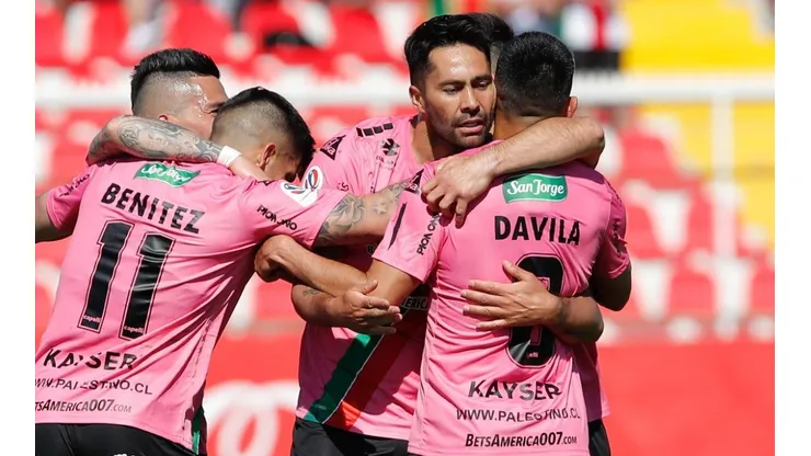 Mago Jiménez puso el 1-1 parcial de Palestino contra Colo Colo.
