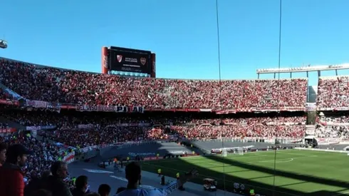 Aparentemente el Estadio Monumental tenía más de un 50% de aforo