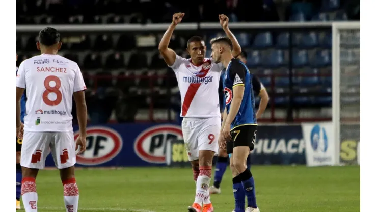 Benegas marcó un doblete frente a Huachipato