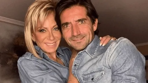 La pareja compartió postales juntos.