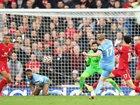 Liverpool y Manchester City se matan a goles en un partidazo