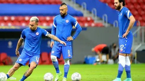 Eduardo Vargas, Arturo Vidal y Ben Brereton se conocieron en la Copa América de Brasil. Ahora el King sólo cuenta con el delantero de origen inglés para las Eliminatorias Qatar 2022