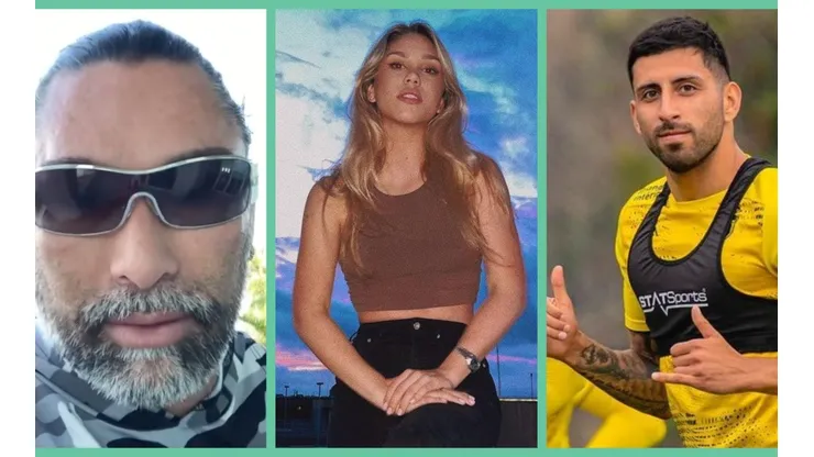 Marcelo Ríos, Conita Ríos y Guillermo Maripán.