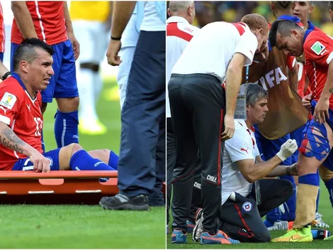 La épica historia de Gary Medel y el desgarro ante Brasil en 2014