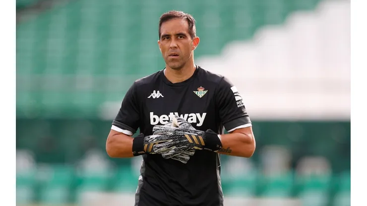 Claudio Bravo fue suplente en el último partido del Real Betis.