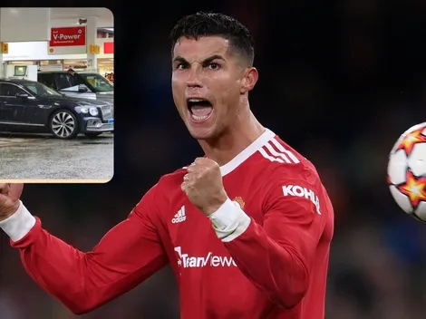 El deportivo de lujo de Cristiano Ronaldo se queda sin bencina