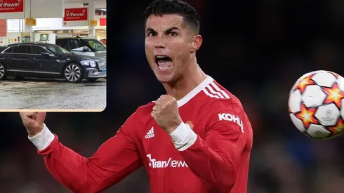 El auto de Cristiano Ronaldo se quedó sin bencina en Inglaterra.