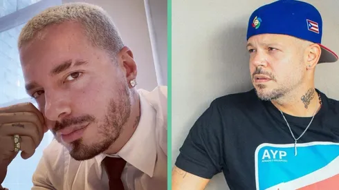 J Balvin y Residente, en lo que parece ser una teleserie que llega a su fin.