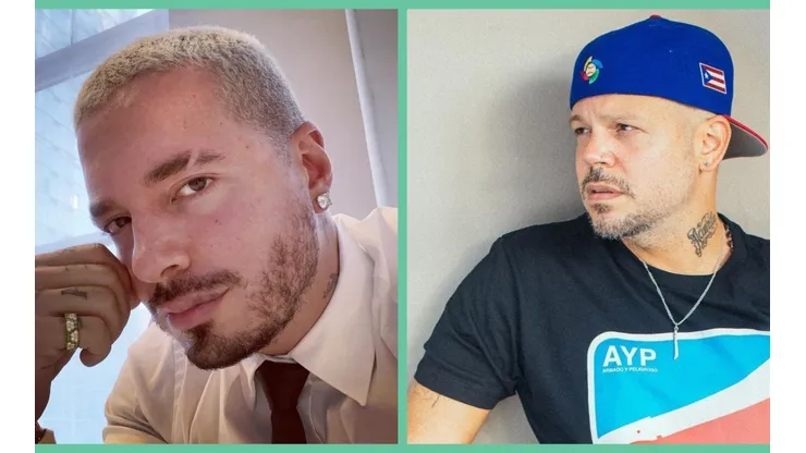 J Balvin y Residente, en lo que parece ser una teleserie que llega a su fin.