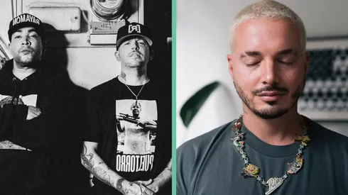 Don Omar y Residente, junto a J Balvin.