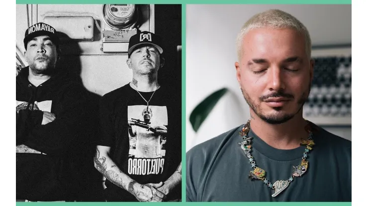 Don Omar y Residente, junto a J Balvin.