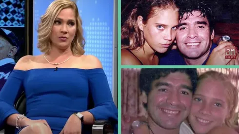 Mavys Álvarez, la novia cubana de Diego Maradona, en el estudio de América Noticias, de América Tevé.
