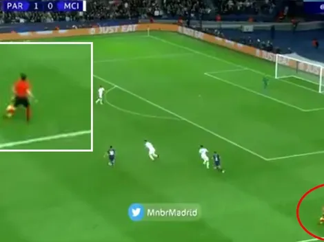 Hilarante: el lineman estaba tan emocionado con Messi que olvidó la línea