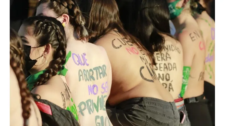 Protesta por el aborto libre