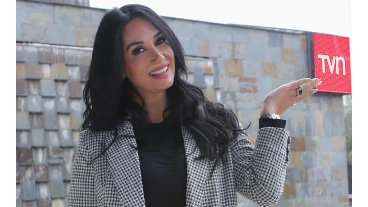 Pamela Díaz cuando aún podía visitar TVN.
