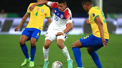 Alexis Sánchez regresa a la selección chilena tras el partido por Brasil en la Copa América, aunque en la interna preocupan los pocos minutos sumados en Inter. Foto: Getty Images