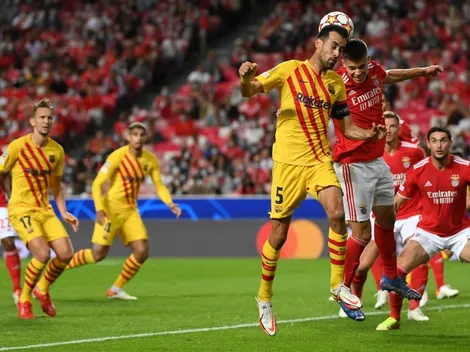 Benfica se aprovecha de un patético Barcelona