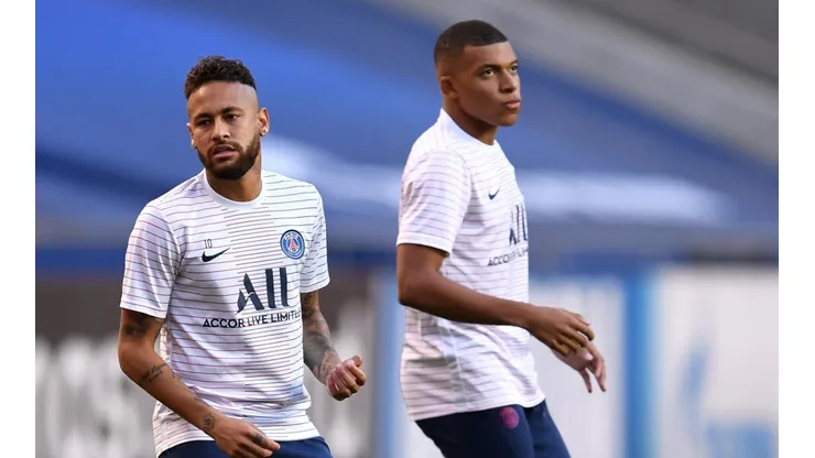 Mbappé se enojó con Neymar en el partido ante Montpellier