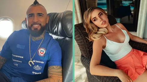 Arturo Vidal y Daniella Durán.