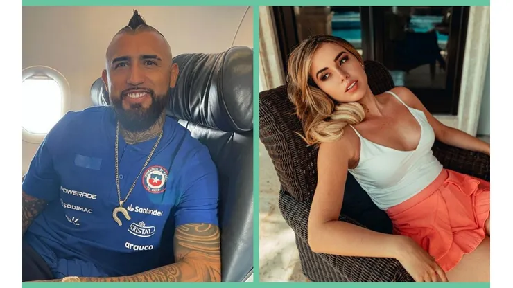 Arturo Vidal y Daniella Durán.