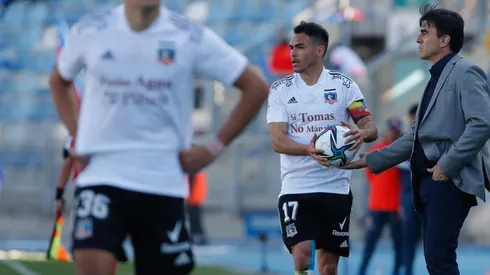 Quinteros junto a Suazo en Rancagua