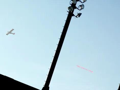 Avión lo dice todo en Rancagua: "Colo Colo es Chile"